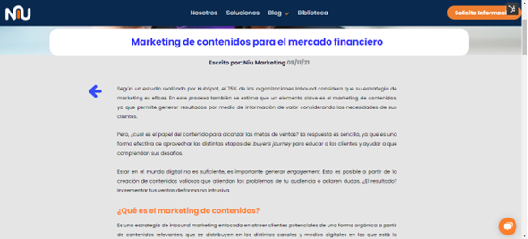 Ejemplo de encabezado principal y secundarios